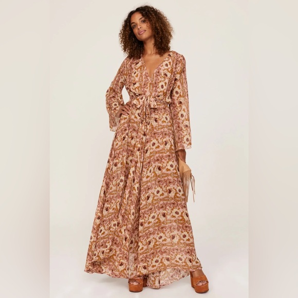 MISA  Long Sleeve Maxi Dress in great condition!!! - Picture 4 of 6